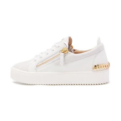 (W) Giuseppe Zanotti Gail 'White Zip'