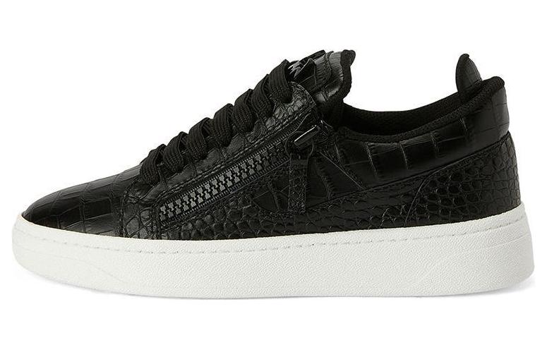 (Women) Giuseppe Zanotti GZ94 'Black Crocodile Print' RW30023002