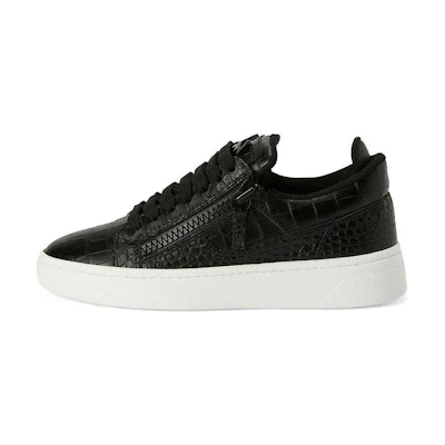 (W) Giuseppe Zanotti GZ94 'Black Crocodile Print'