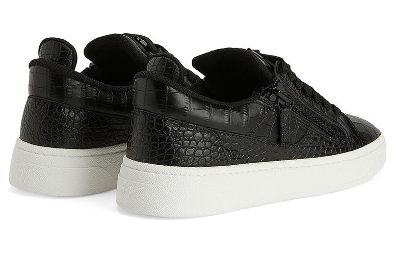 Shop (W) Giuseppe Zanotti GZ94 'Cetak Kulit Buaya Hitam' RW30023002