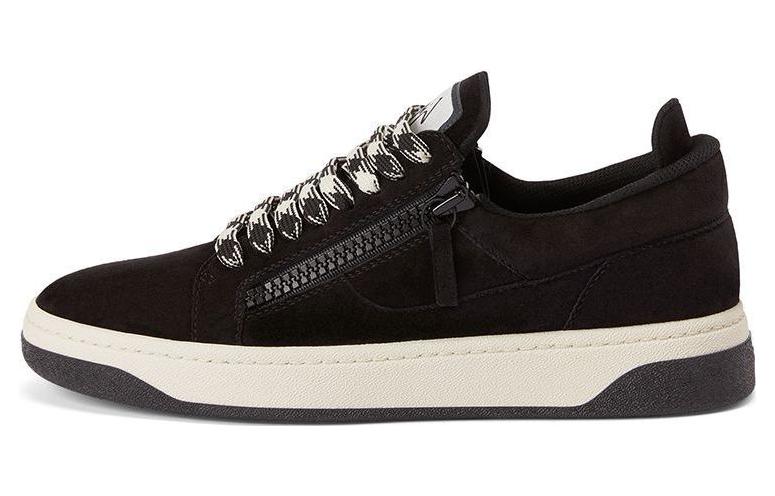 (Women) Giuseppe Zanotti GZ94 'Black Leather Zip' RW30035001