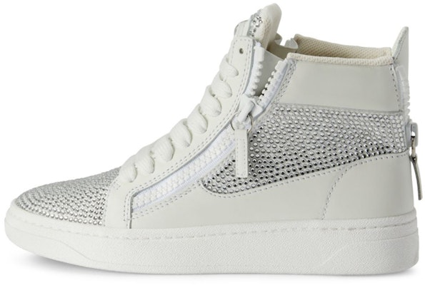 (Women) Giuseppe Zanotti GZ94 High Top 'White Fashion Casual' RW30019001 Buy (Women) Giuseppe Zanotti GZ94 High Top 'White Fashion Casual' RW30019001