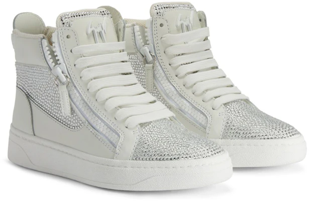 (W) Giuseppe Zanotti GZ94 High Top ''Witte Fashion Casual'' RW30019001 Order (W) Giuseppe Zanotti GZ94 High Top ''Witte Fashion Casual'' RW30019001