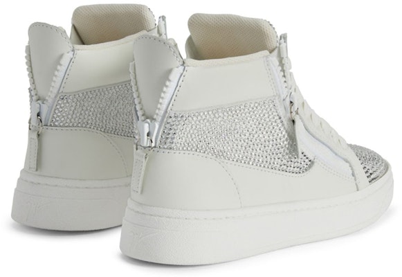 (Women) Giuseppe Zanotti GZ94 High Top 'White Fashion Casual' RW30019001 Shop (Women) Giuseppe Zanotti GZ94 High Top 'White Fashion Casual' RW30019001