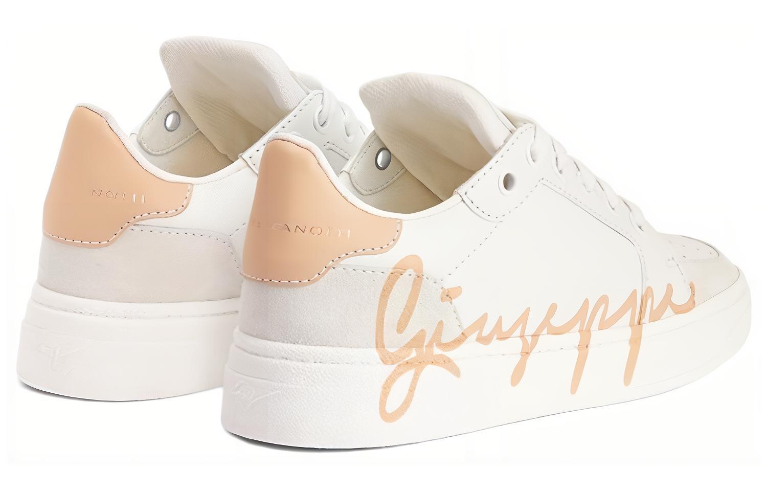 Shop (Women) Giuseppe Zanotti Gz94 Low 'Pink Logo Signature' RW30040003