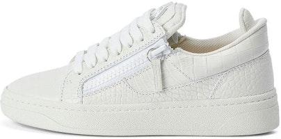 (Women) Giuseppe Zanotti Gz94 Low 'White Croc' RW30023001 (Women) Giuseppe Zanotti Gz94 Low 'White Croc' RW30023001