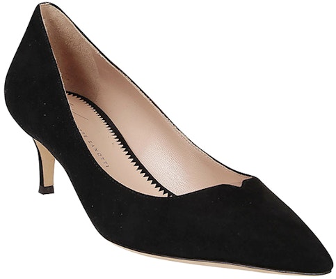 Giuseppe Zanotti 絨面革尖頭高跟鞋 女款 黑色 Order Giuseppe Zanotti 絨面革尖頭高跟鞋 女款 黑色