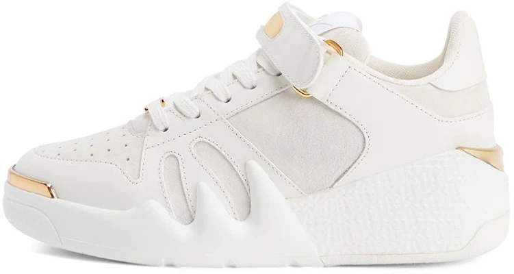 (W) Giuseppe Zanotti High-Top 'Talon Kulit Putih dan Suede' RW20032001 Buy (W) Giuseppe Zanotti High-Top 'Talon Kulit Putih dan Suede' RW20032001