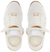 Shop (W) Giuseppe Zanotti High-Top 'Talon Kulit Putih dan Suede' RW20032001