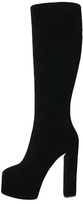 Giuseppe Zanotti/GZ 皮革 方頭 高筒靴 女款 黑色 Buy Giuseppe Zanotti/GZ 皮革 方頭 高筒靴 女款 黑色