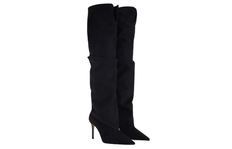 (W) Giuseppe Zanotti High-Top Slip-On 'Black Velvet' 圖 2