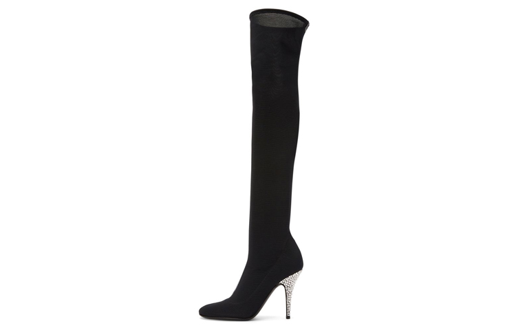 (Women) Giuseppe Zanotti High-Top Sneaker 'Black Leather' I280004001