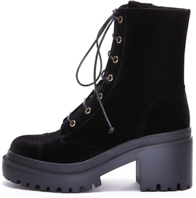 (Women) Giuseppe Zanotti High-Top Sneaker 'Black Velvet Lace-Up' I270036001 Buy (Women) Giuseppe Zanotti High-Top Sneaker 'Black Velvet Lace-Up' I270036001