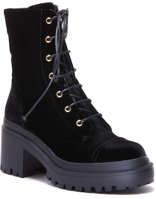 (Women) Giuseppe Zanotti High-Top Sneaker 'Black Velvet Lace-Up' I270036001 Order (Women) Giuseppe Zanotti High-Top Sneaker 'Black Velvet Lace-Up' I270036001