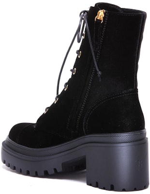 (Women) Giuseppe Zanotti High-Top Sneaker 'Black Velvet Lace-Up' I270036001 Lookbook (Women) Giuseppe Zanotti High-Top Sneaker 'Black Velvet Lace-Up' I270036001