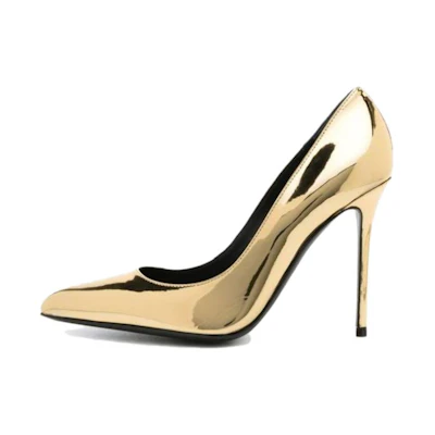 (W) Giuseppe Zanotti High Heel 'Gold Calfskin'