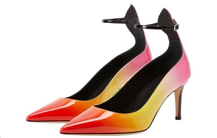 (W) Giuseppe Zanotti High Heel 'Red Yellow Fashion Buckle' 圖 4