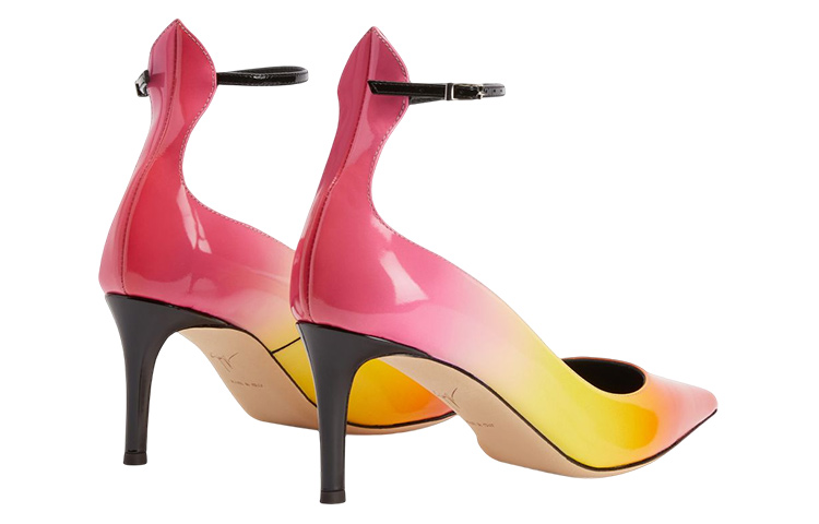 (W) Giuseppe Zanotti High Heel 'Red Yellow Fashion Buckle' 圖 5