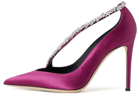 (W) Tacones Altos Giuseppe Zanotti 'Punta Satinada de Terciopelo Morado' I260018002 Buy (W) Tacones Altos Giuseppe Zanotti 'Punta Satinada de Terciopelo Morado' I260018002