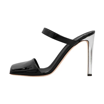 (W) Giuseppe Zanotti High Heel Sandals 'Black Fashion Leather'