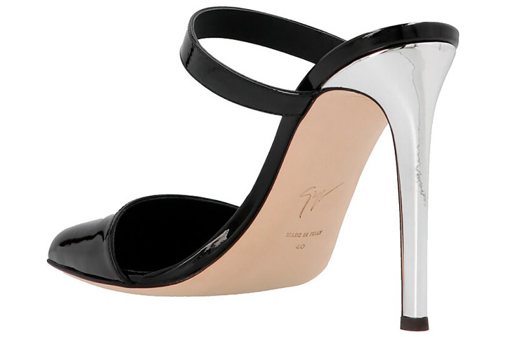 (W) Giuseppe Zanotti High Heel Sandals 'Black Fashion Leather' 圖 2