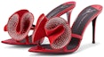 Order (Women) Giuseppe Zanotti High Heel Slide 'Red Floral Rhinestone' I300020A007