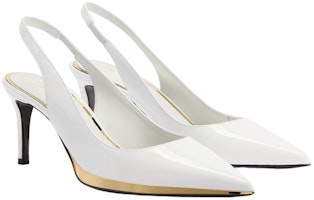 (W) ジュゼッペザノッティ 白パテント ハイヒールスライド E350000005 Lookbook (W) ジュゼッペザノッティ 白パテント ハイヒールスライド E350000005