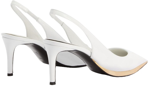 (W) 朱塞佩·萨诺第 高跟拖鞋 '白色漆皮' E350000005 Shop (W) 朱塞佩·萨诺第 高跟拖鞋 '白色漆皮' E350000005