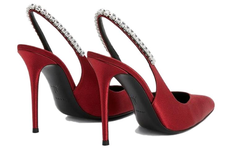 (W) Giuseppe Zanotti High Heel Sock Pump 'Red' 圖 4