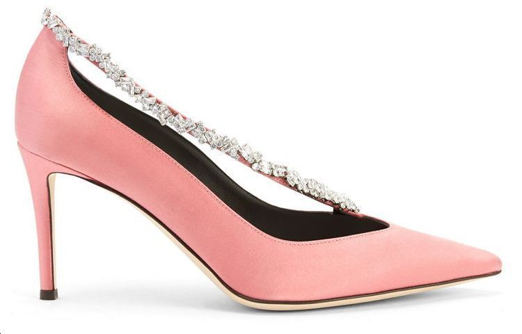(W) Giuseppe Zanotti High Heels 'Pink Satin Pointed Toe' 圖 2