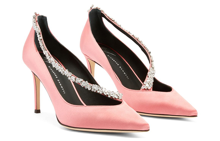 (W) Giuseppe Zanotti High Heels 'Pink Satin Pointed Toe' 圖 3