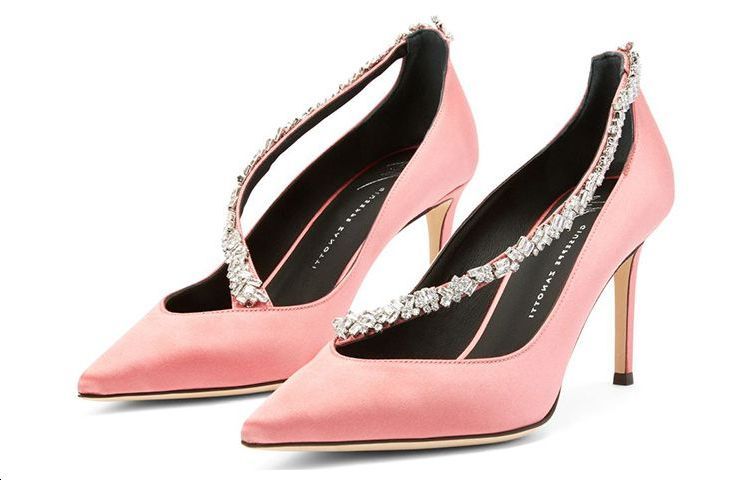 (W) Giuseppe Zanotti High Heels 'Pink Satin Pointed Toe' 圖 4