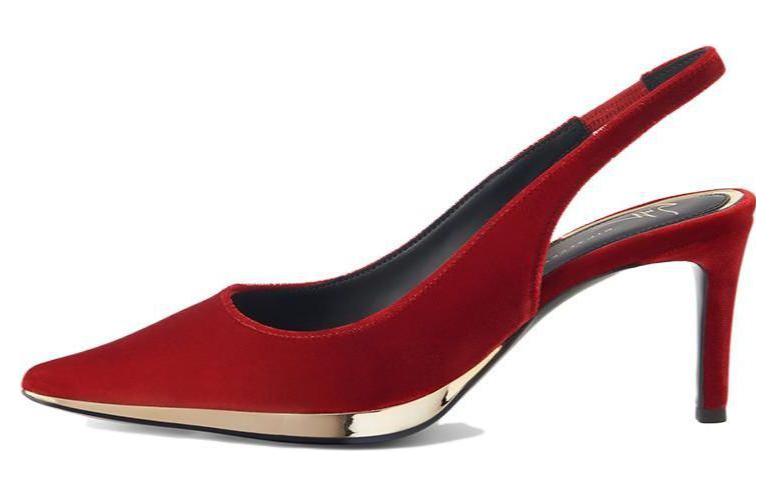 (Women) Giuseppe Zanotti High Heels 'Red Satin Point-Toe' E350000012