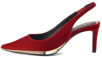 (Women) Giuseppe Zanotti High Heels 'Red Satin Point-Toe' E350000012 (Women) Giuseppe Zanotti High Heels 'Red Satin Point-Toe' E350000012