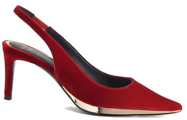 (Women) Giuseppe Zanotti High Heels 'Red Satin Point-Toe' E350000012 Order (Women) Giuseppe Zanotti High Heels 'Red Satin Point-Toe' E350000012