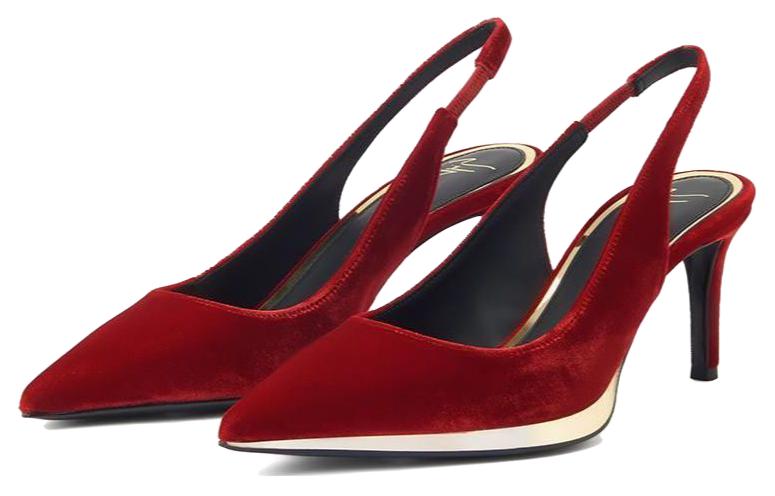 Shop (Women) Giuseppe Zanotti High Heels 'Red Satin Point-Toe' E350000012