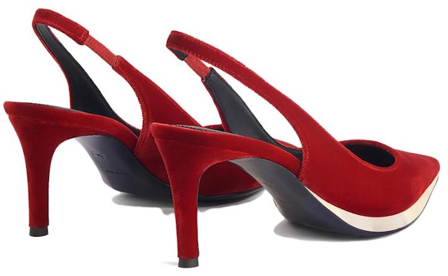 (Women) Giuseppe Zanotti High Heels 'Red Satin Point-Toe' E350000012 Purchase (Women) Giuseppe Zanotti High Heels 'Red Satin Point-Toe' E350000012