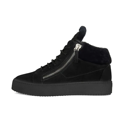 (W) Giuseppe Zanotti Kriss Winter 'Black Velvet'