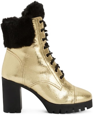 (W) Giuseppe Zanotti But Kulit Comfort Lace-Up 'Gold' I270050H02 Order (W) Giuseppe Zanotti But Kulit Comfort Lace-Up 'Gold' I270050H02
