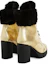 Shop (W) Giuseppe Zanotti But Kulit Comfort Lace-Up 'Gold' I270050H02