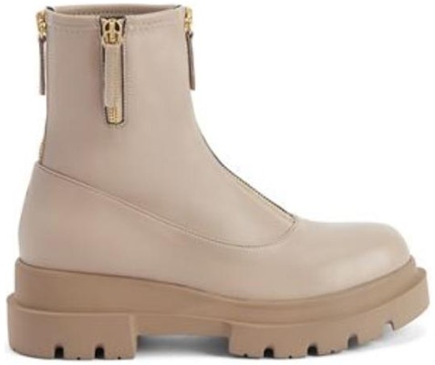 (Women) Giuseppe Zanotti Leather Comfort Zip Booties 'Grey-Brown' I270025003 Order (Women) Giuseppe Zanotti Leather Comfort Zip Booties 'Grey-Brown' I270025003