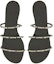 Lookbook (W) Giuseppe Zanotti Slide Kulit Fesyen Manik Cermin 'Hitam' I300017001