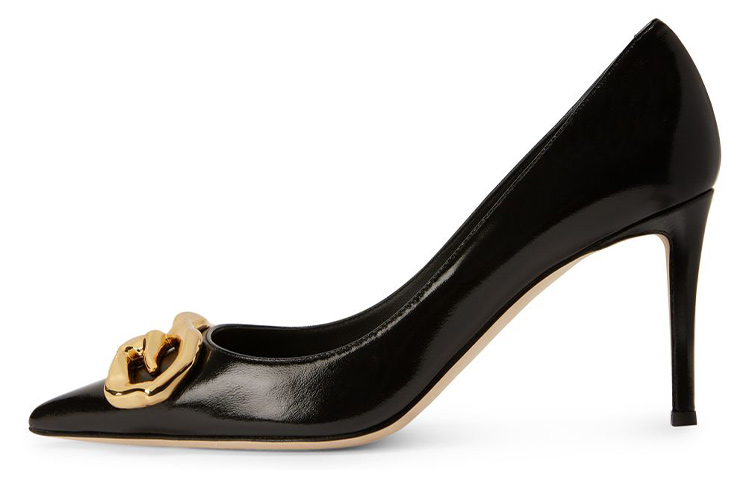 (Women) Giuseppe Zanotti Leather High-Heeled Slip-On 'Fashion Black' I260005001