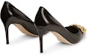 Lookbook (W) Giuseppe Zanotti Kasut Tumit Tinggi Kulit Slip-On 'Fashion Black' I260005001