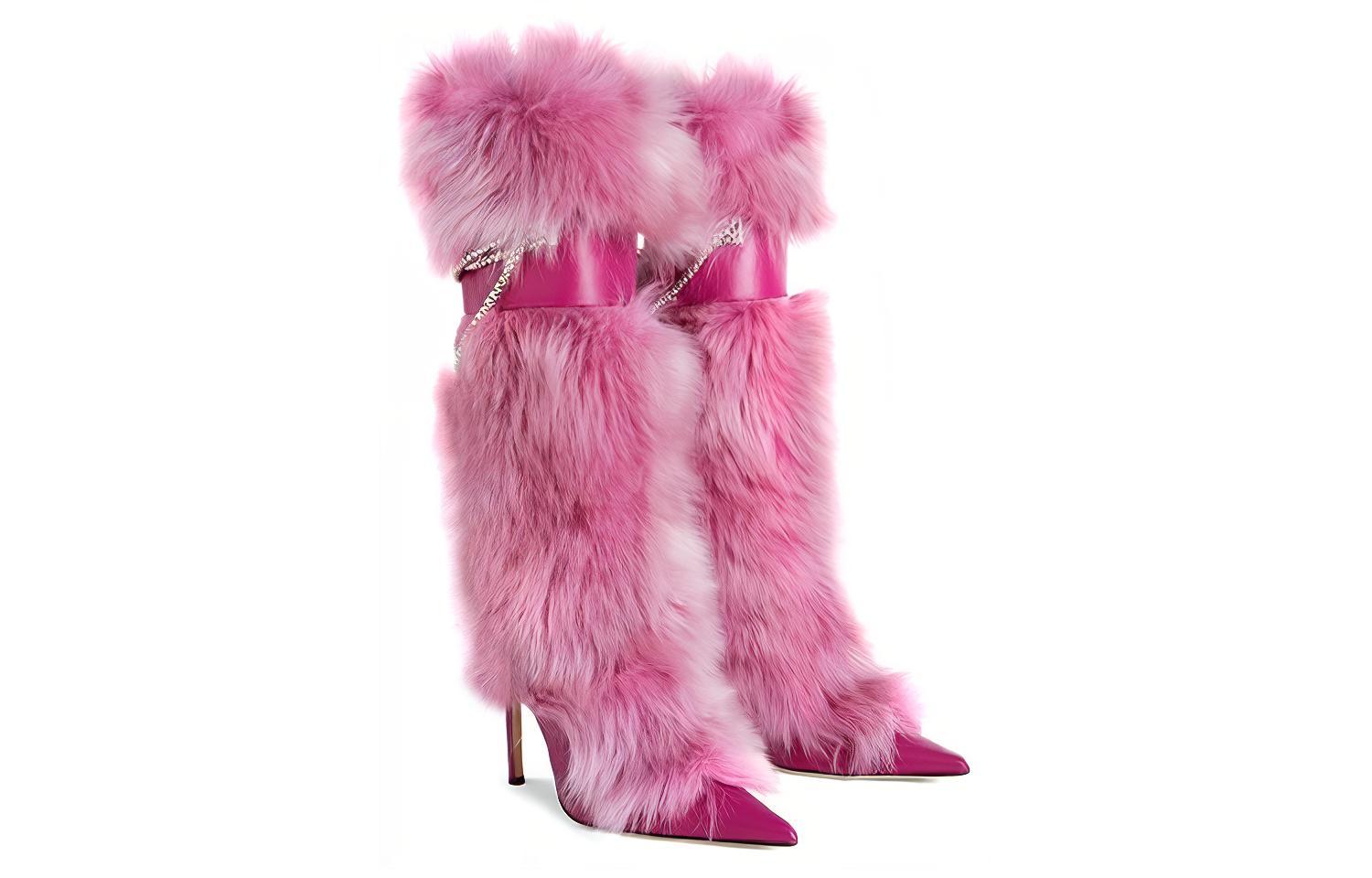 (W) Giuseppe Zanotti Leather High-Top Slip-On 'Purple Red' 圖 2