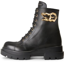 (Women) Giuseppe Zanotti Leather Lace-Up Short Boots 'Black Fashion' I270014001 (Women) Giuseppe Zanotti Leather Lace-Up Short Boots 'Black Fashion' I270014001
