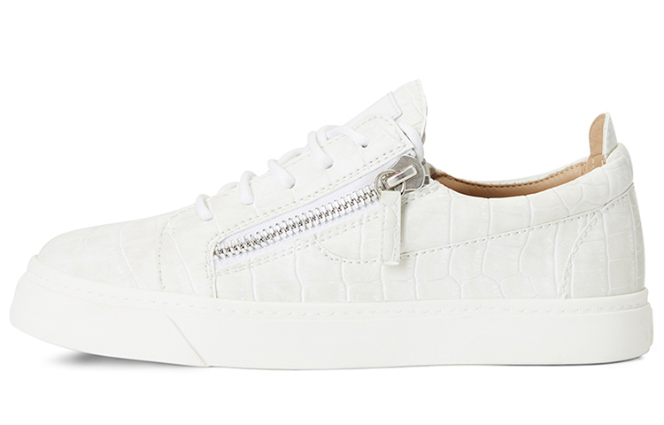 (Women) Giuseppe Zanotti Leather Low-Top 'White' RW00101H02