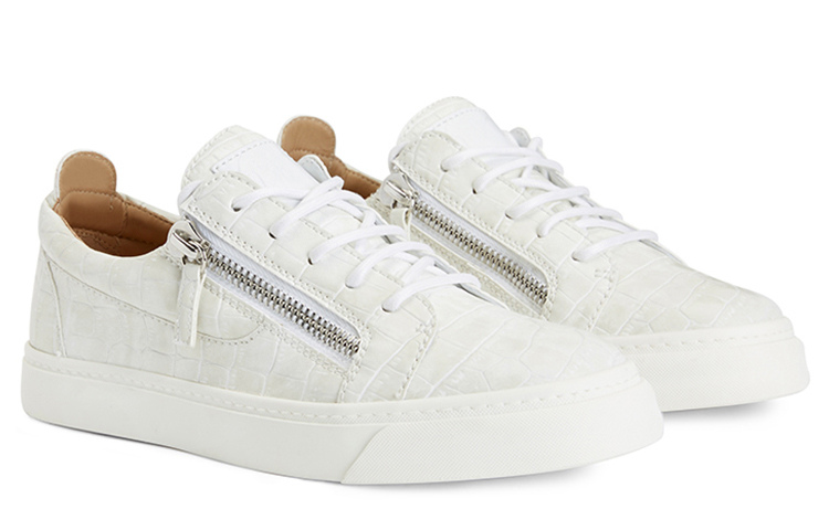 Order Giuseppe Zanotti/GZ 皮革 百搭休閒 板鞋 女款 白色