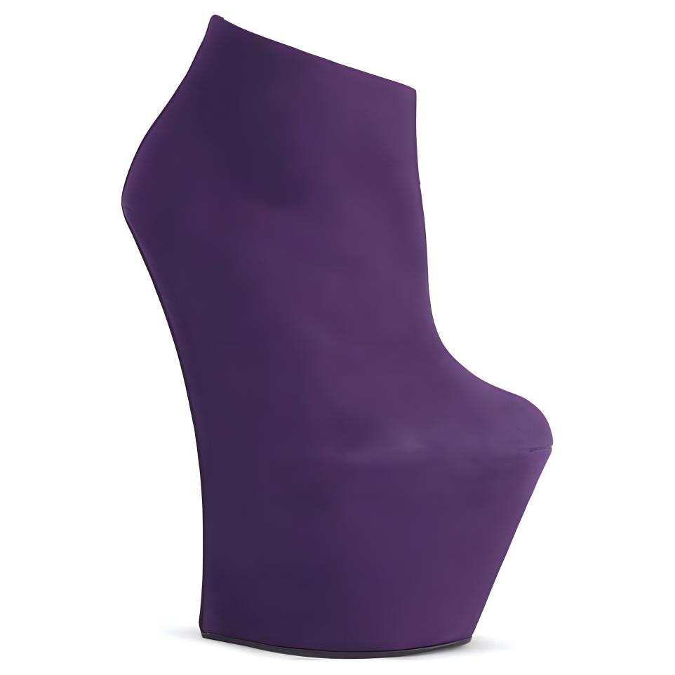 Order (W) Botas de Plataforma de Cuero con Cremallera Giuseppe Zanotti 'Morado' 1I27124001