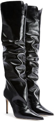 (W) But Kasut Tinggi Hujung Tirus Kulit Giuseppe Zanotti 'Hitam' I280016013 Order (W) But Kasut Tinggi Hujung Tirus Kulit Giuseppe Zanotti 'Hitam' I280016013